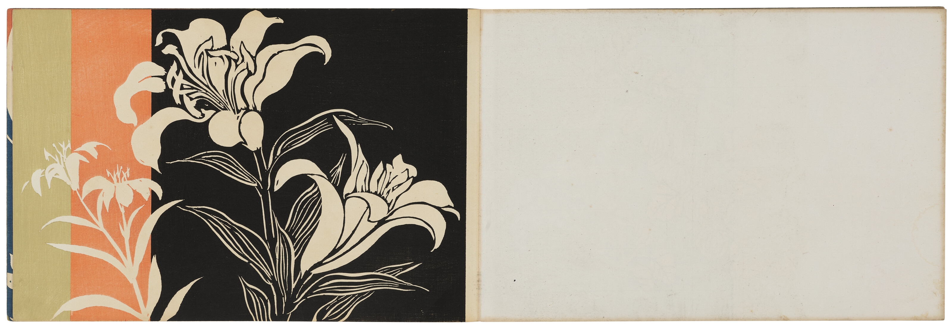 Artwork by Kamisaka Sekka, Chigusa (A thousand grasses), Made of Woodblock-printed illustrated books, embellished with embossing and metallic