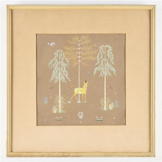 Pronghorn Painting by Merina Lujan