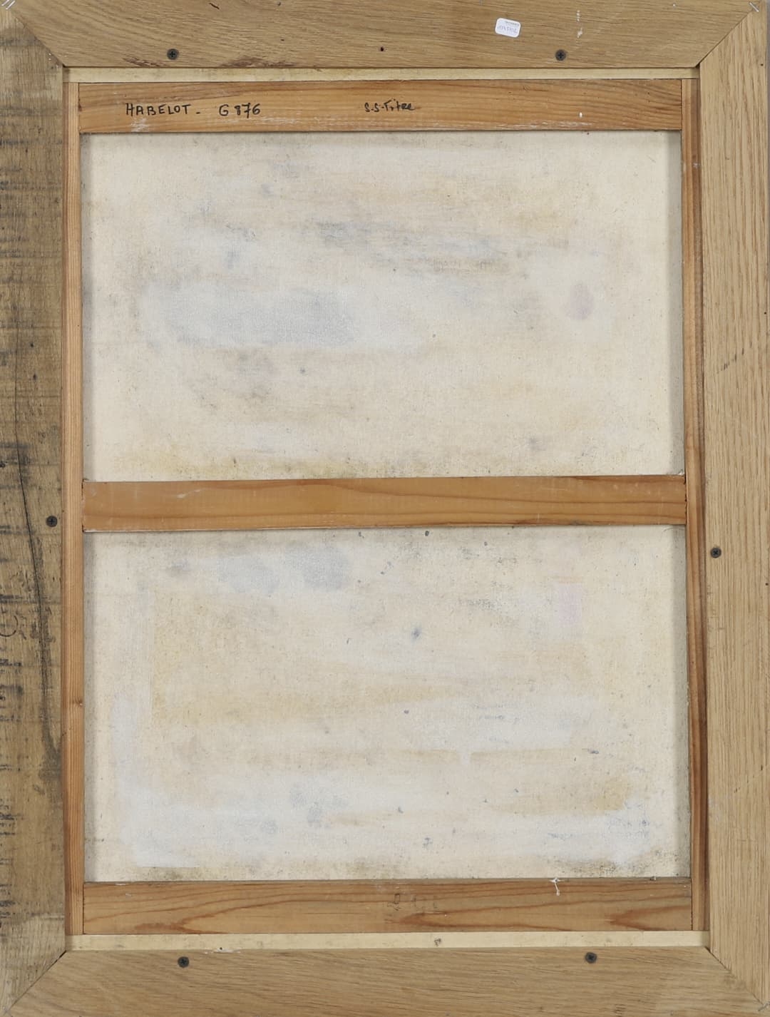 Artwork by Jacques Harbelot, Sans titre, série Palimpseste, 2020, Made of Huile sur toile monogrammée