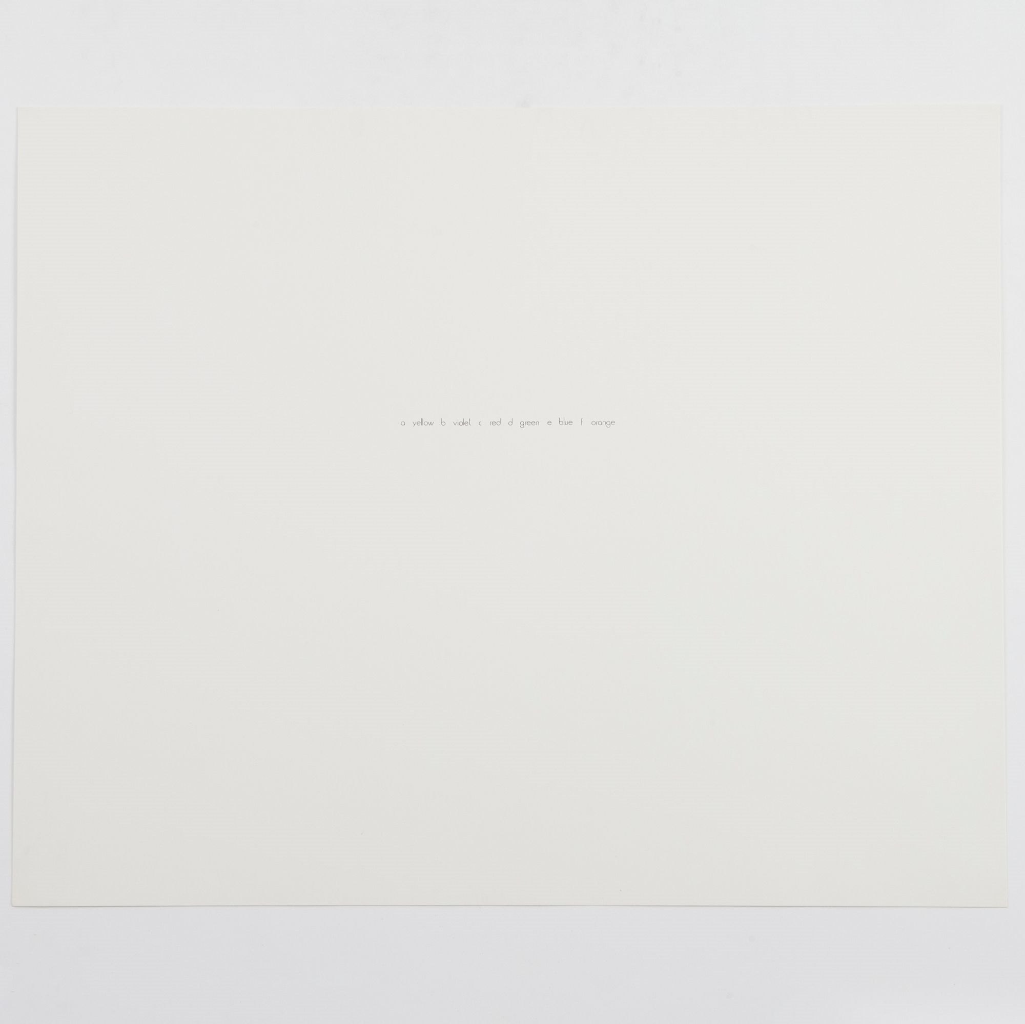 Artwork by Laura Grisi, Stripes, Made of Lithographs In Colors On Smooth Wove Paper