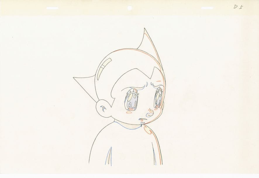 Osamu Tezuka | Original animation drawing of Astro close-up | MutualArt