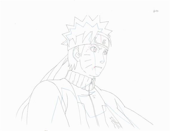 Original animation drawing of Naruto