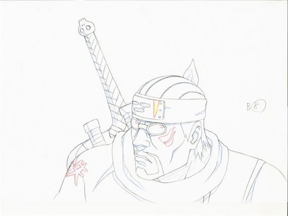 Original animation drawing of Killer Bee
