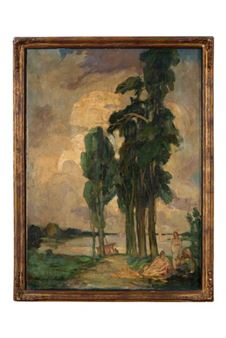 Bathers in a landscape - Fernand Allard L'Olivier