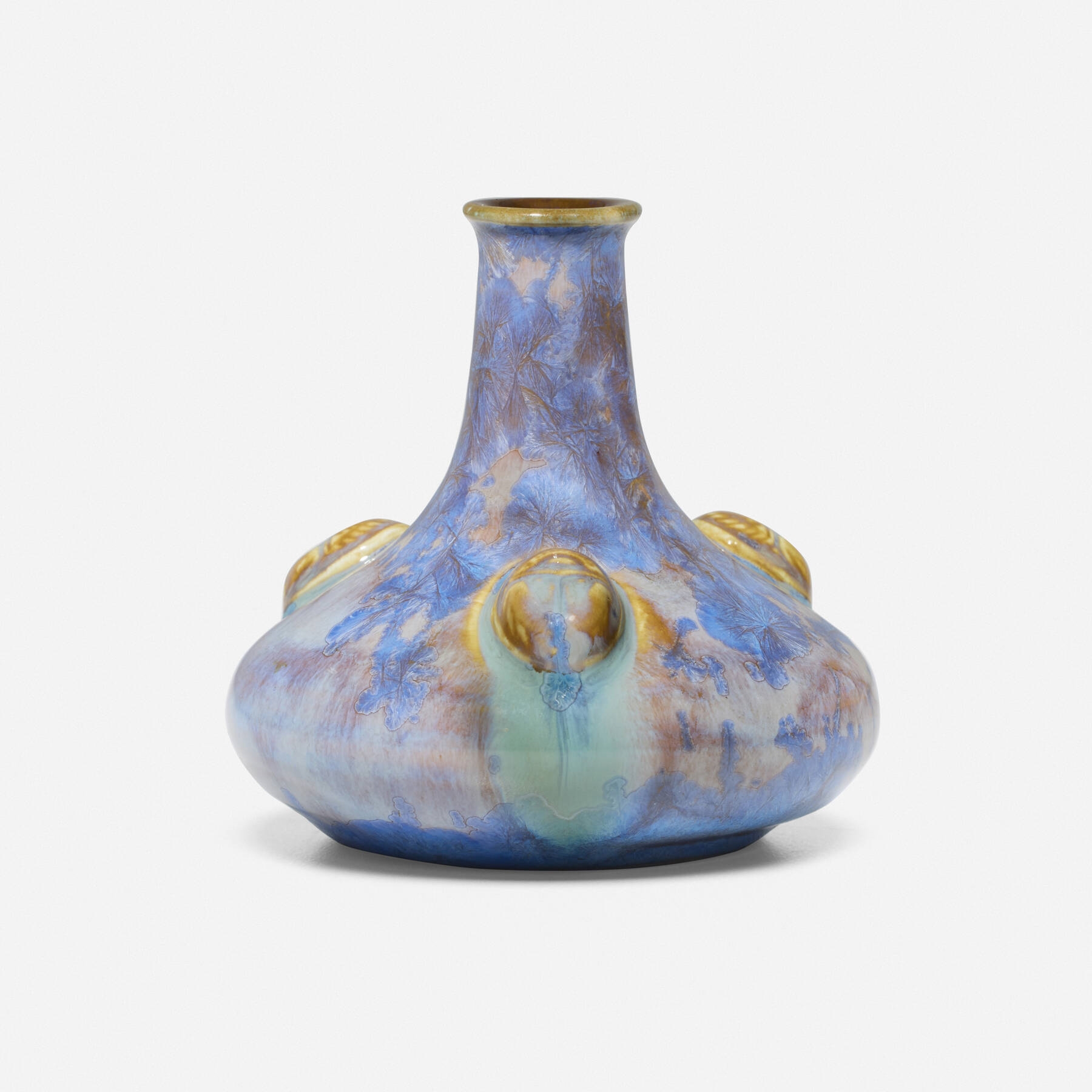 Artwork by Adelaide Alsop Robineau, Rare cabinet vase with scarabs, Made of Porcelain