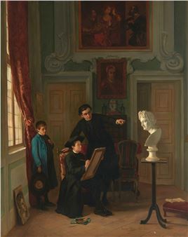 Der Zeichenlehrer in Sassuolo - Armand Hubert Simon