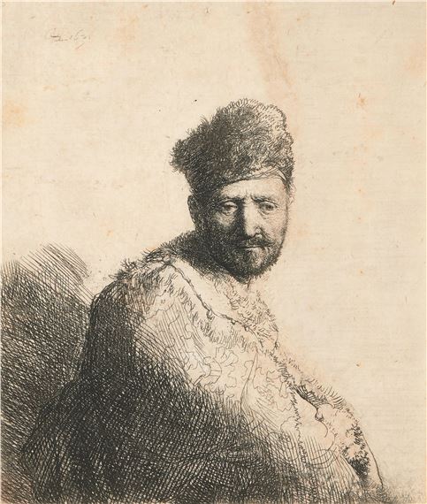 Mann mit kurzem Bart - Rembrandt van Rijn