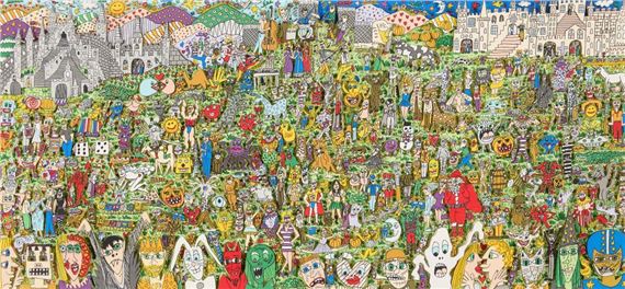 James Rizzi | Heavy Traffic | MutualArt