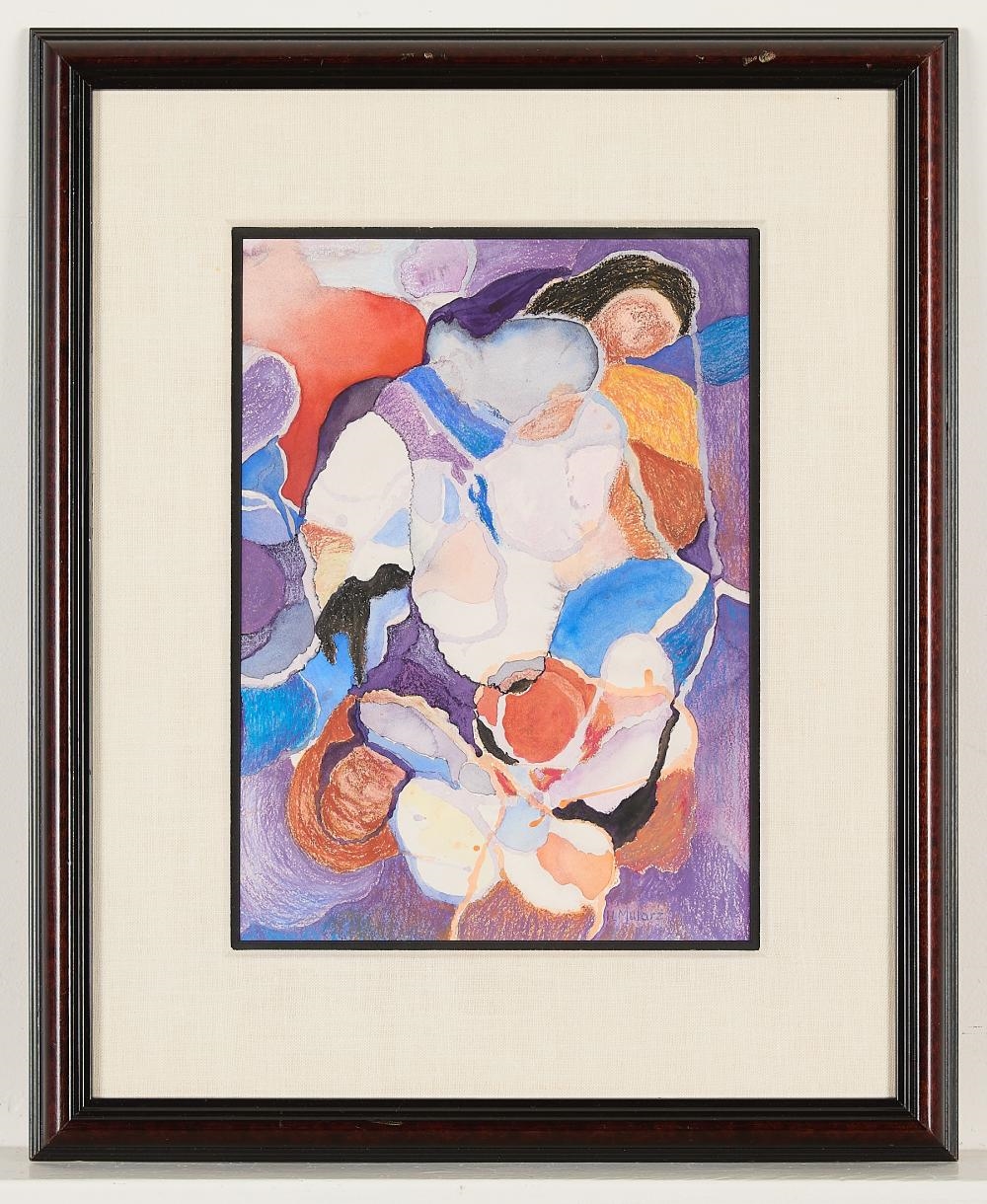 Artwork by Harriette Lovett Mularz, Pastel Abstract Drawing, Made of Pastel On Paper