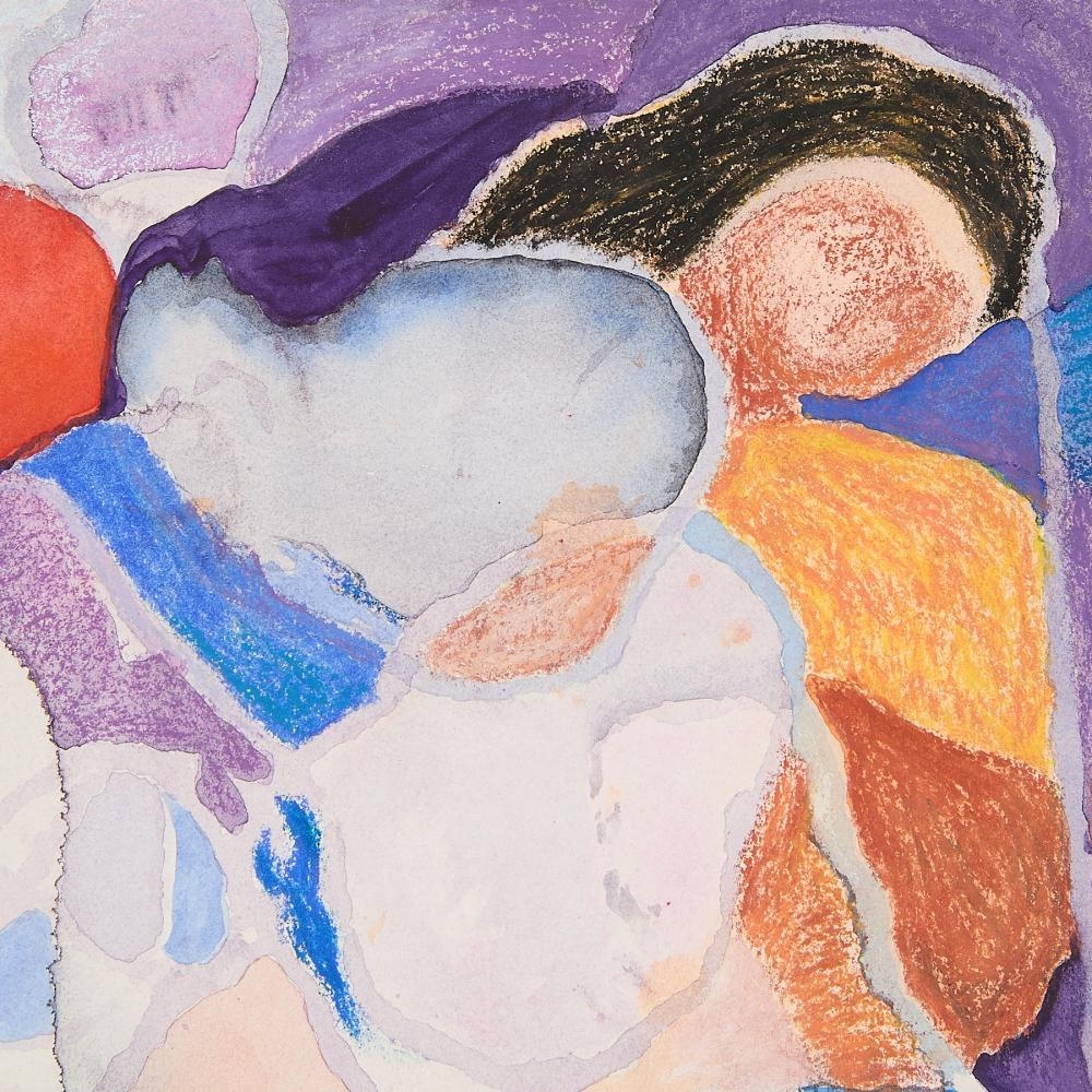 Artwork by Harriette Lovett Mularz, Pastel Abstract Drawing, Made of Pastel On Paper