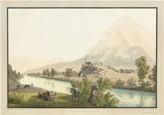 Vue du Bourg de Glaris - Johann Jakob Biedermann