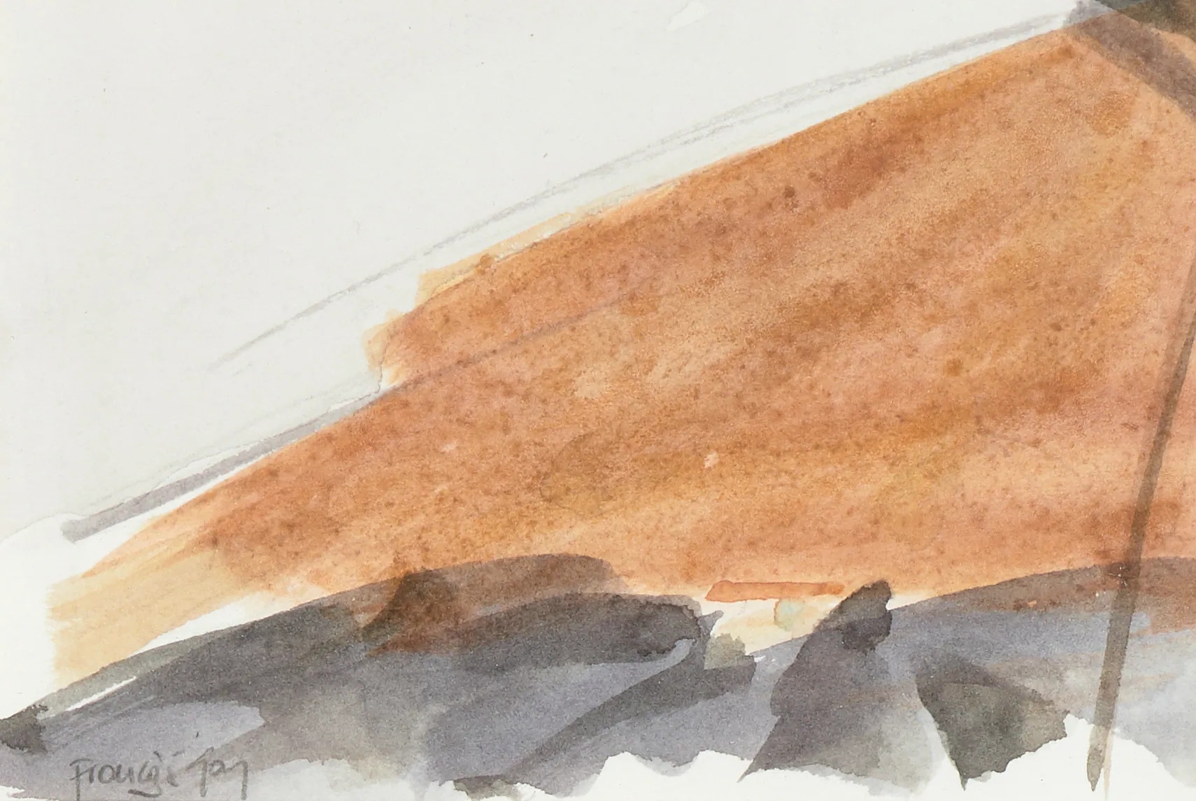 Artwork by François Guy, Abstrakte Kompositionen, Made of drawings, some collaged