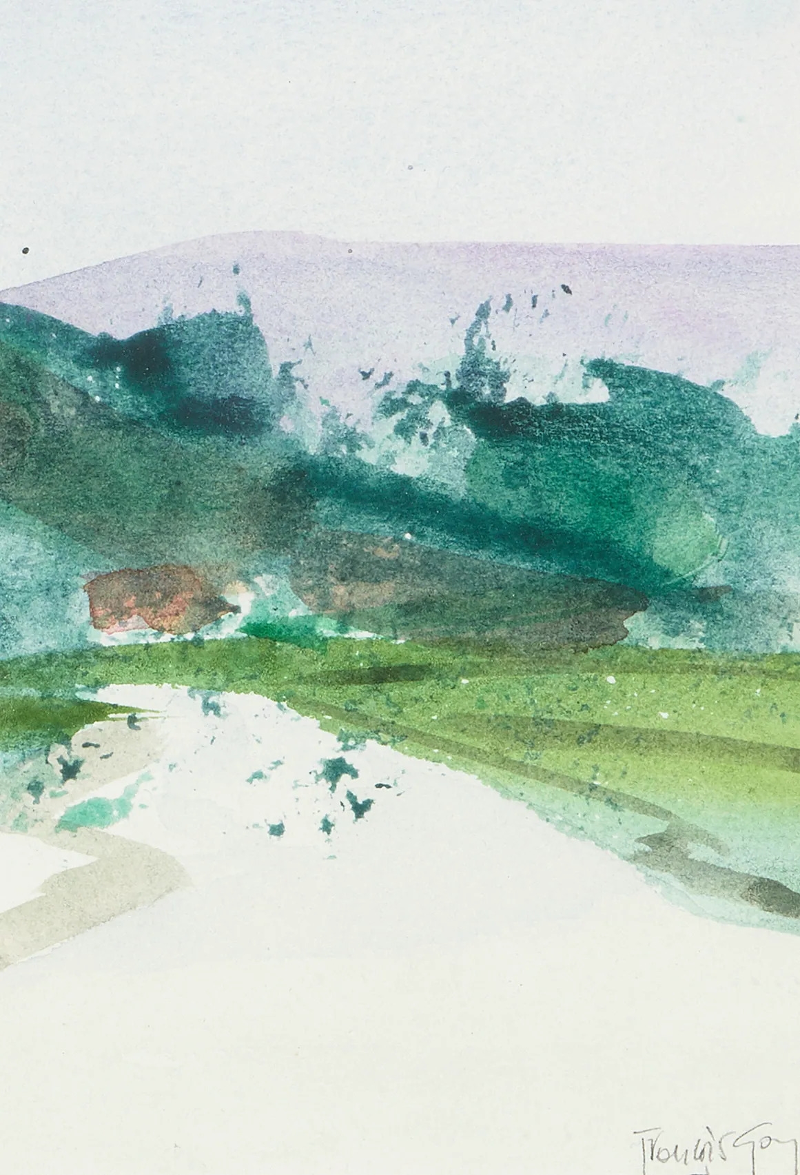 Artwork by François Guy, Abstrakte Kompositionen, Made of drawings, some collaged