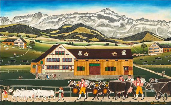 Alpfahrt - Josef Manser