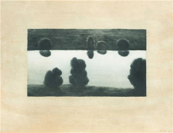 Flusslandschaft III - Markus Raetz