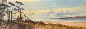 Coastal landscape - Frederick John Widgery