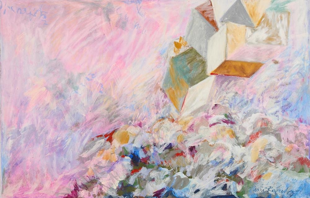 Artwork by Cecilia Rozenberg, Abstract Painting, Made of Oil On Canvas