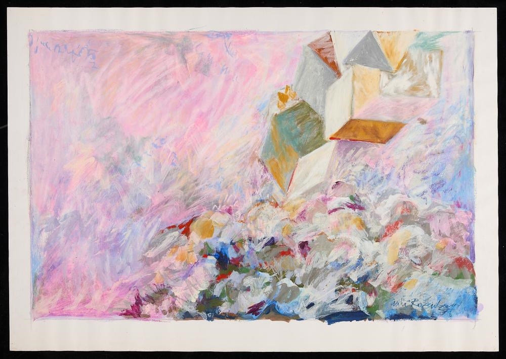 Artwork by Cecilia Rozenberg, Abstract Painting, Made of Oil On Canvas