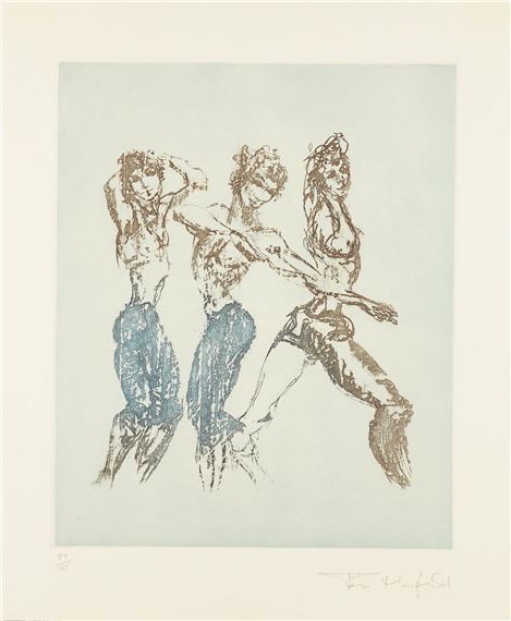 Tom Merrifield | Three Dancers (1987) | MutualArt