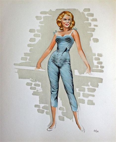 Aslan | Pin Up Color lithograph | MutualArt