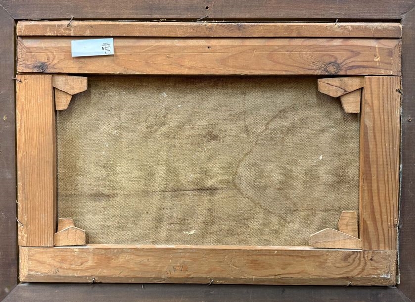 Artwork by Fernand Allard L'Olivier, L'entrée fleurie de la maison, Made of Oil On Canvas