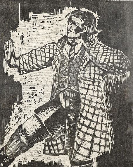 Gesturing Hiker - Steven Campbell