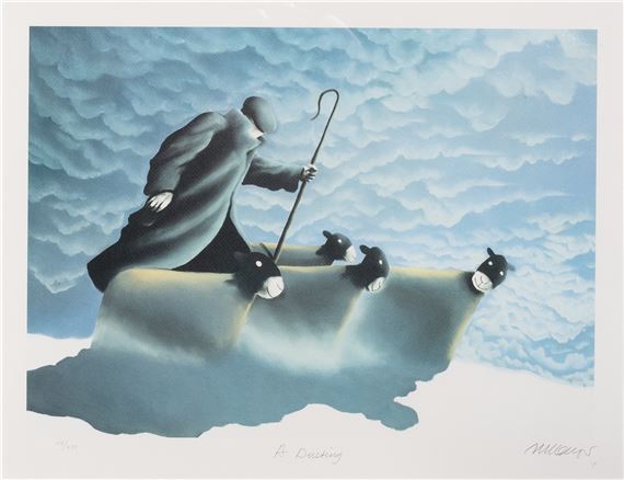Mackenzie Thorpe | Bonnie and Clyde | MutualArt