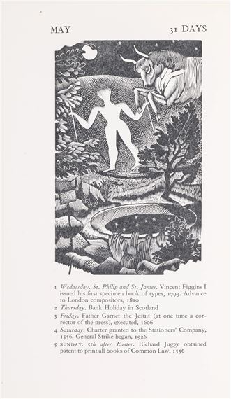 Eric Ravilious | Almanack (1929) | MutualArt