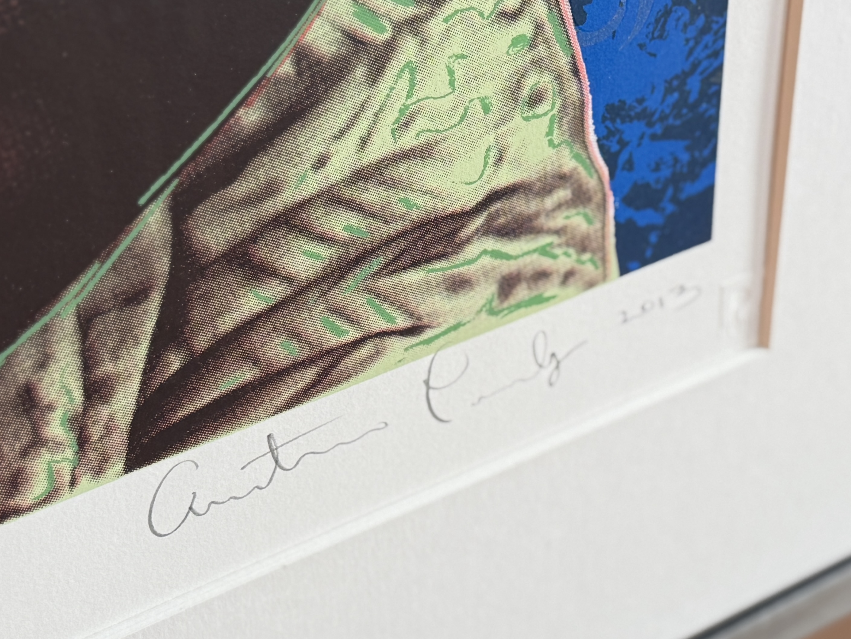 Artwork by Richard Duardo, Antonio Pelayo, KAHLO (BLUE, Made of Serigraph