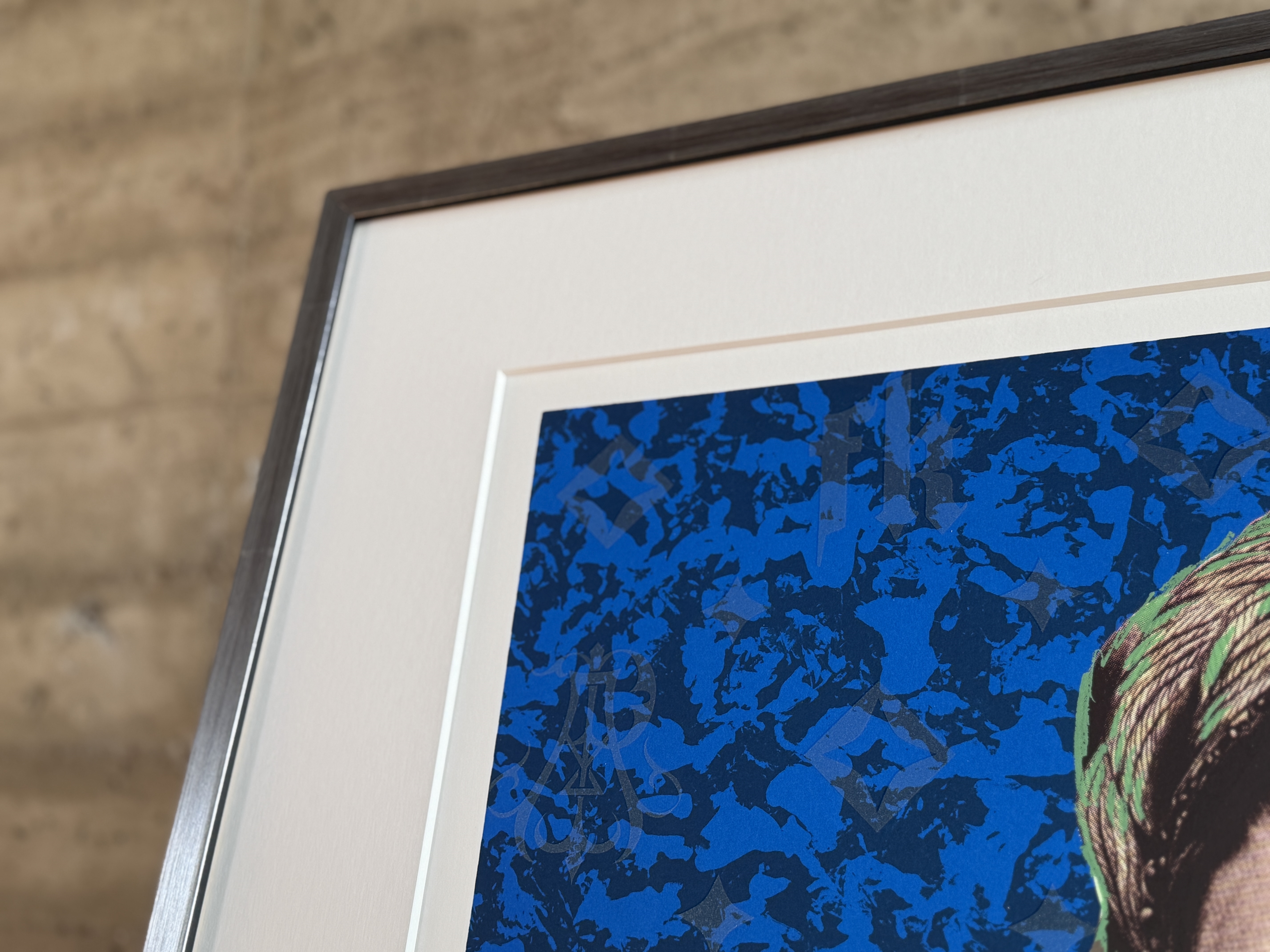 Artwork by Richard Duardo, Antonio Pelayo, KAHLO (BLUE, Made of Serigraph