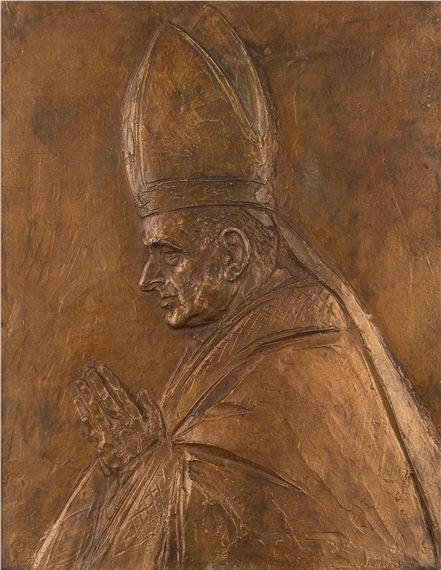 Portrait of Pope Paul VI - Enrico Manfrini