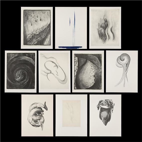 Drawings Portfolio by Georgia O'Keeffe, 1968