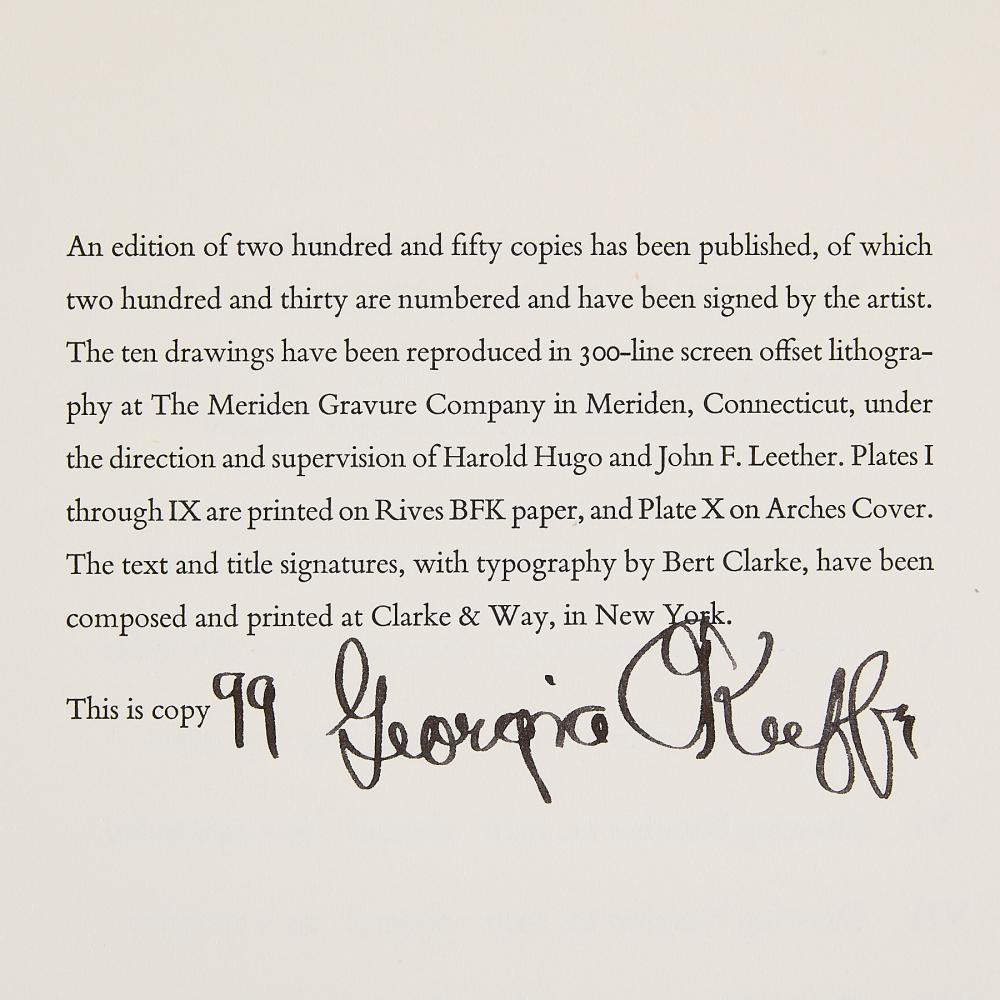 Artwork by Georgia O'Keeffe, Drawings Portfolio, Made of Offset Lithographs