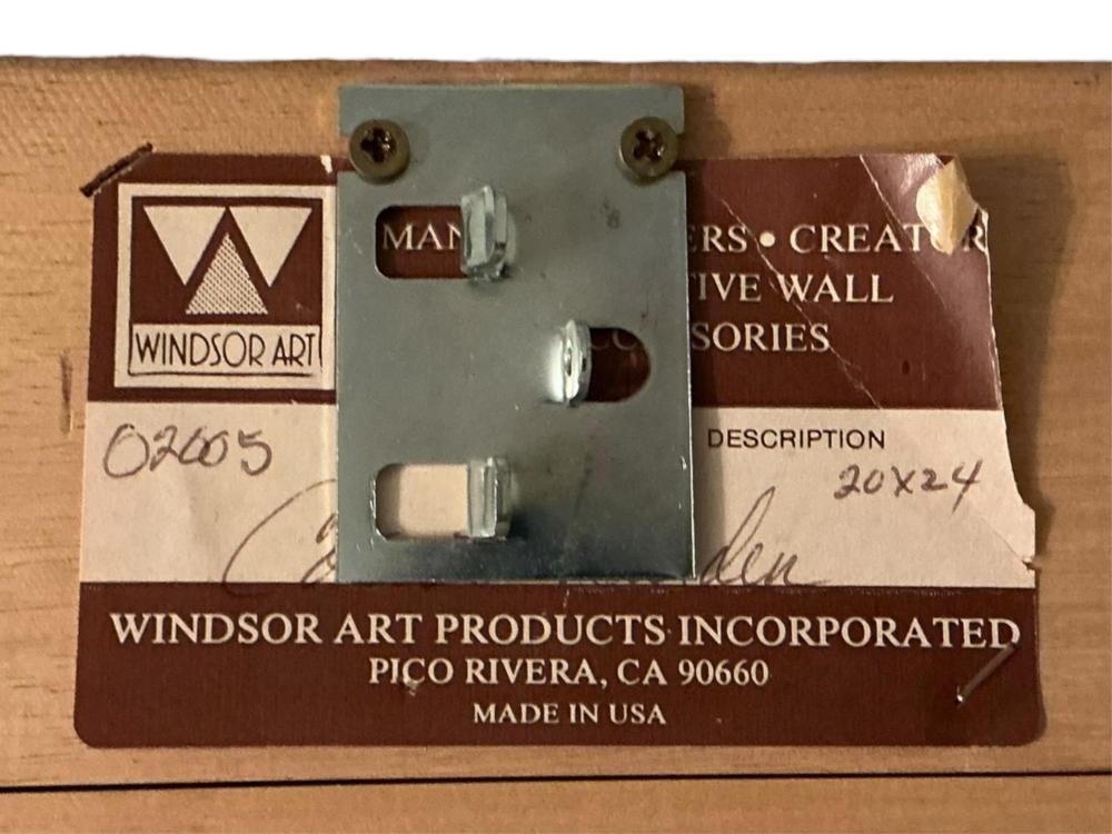 Artwork by Claude Robert, Coast Garden, Made of Oil On Canvas