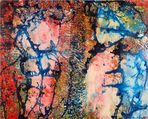 Village Children - Grace Hartigan