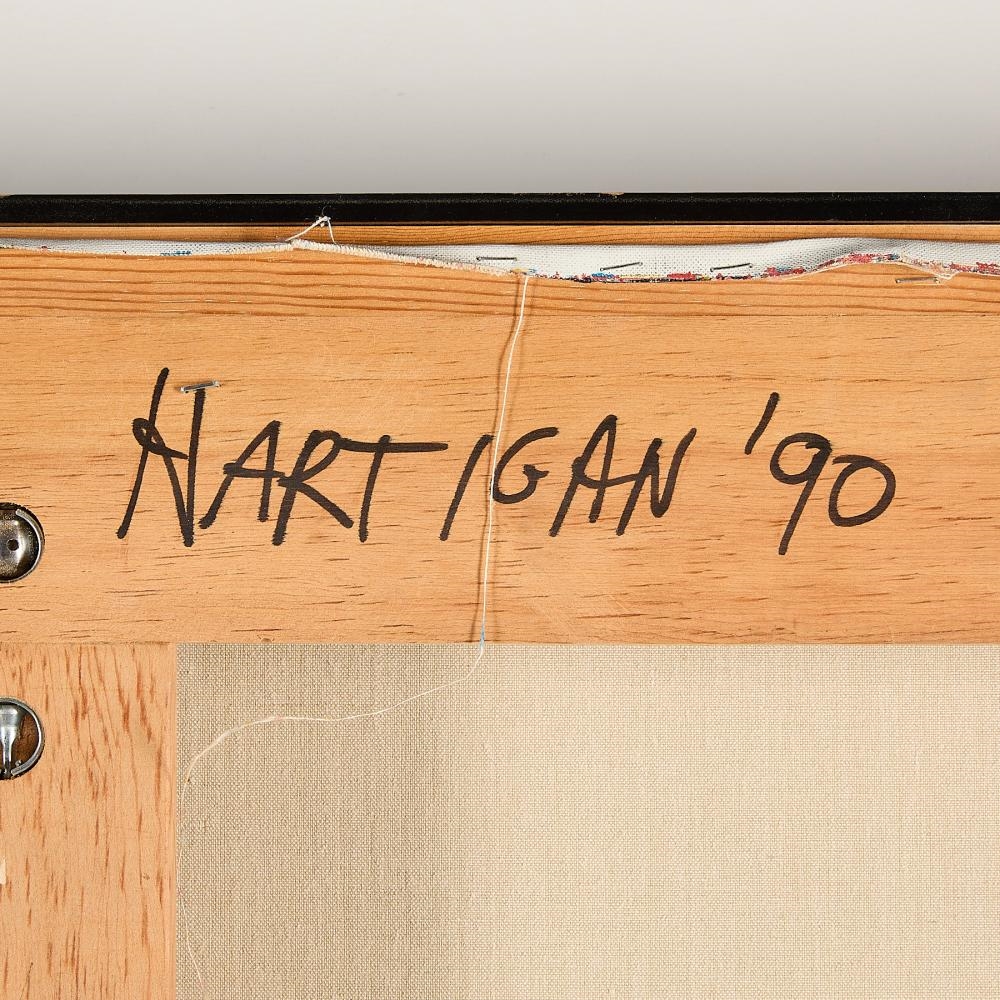 Artwork by Grace Hartigan, Village Children, Made of Oil On Canvas