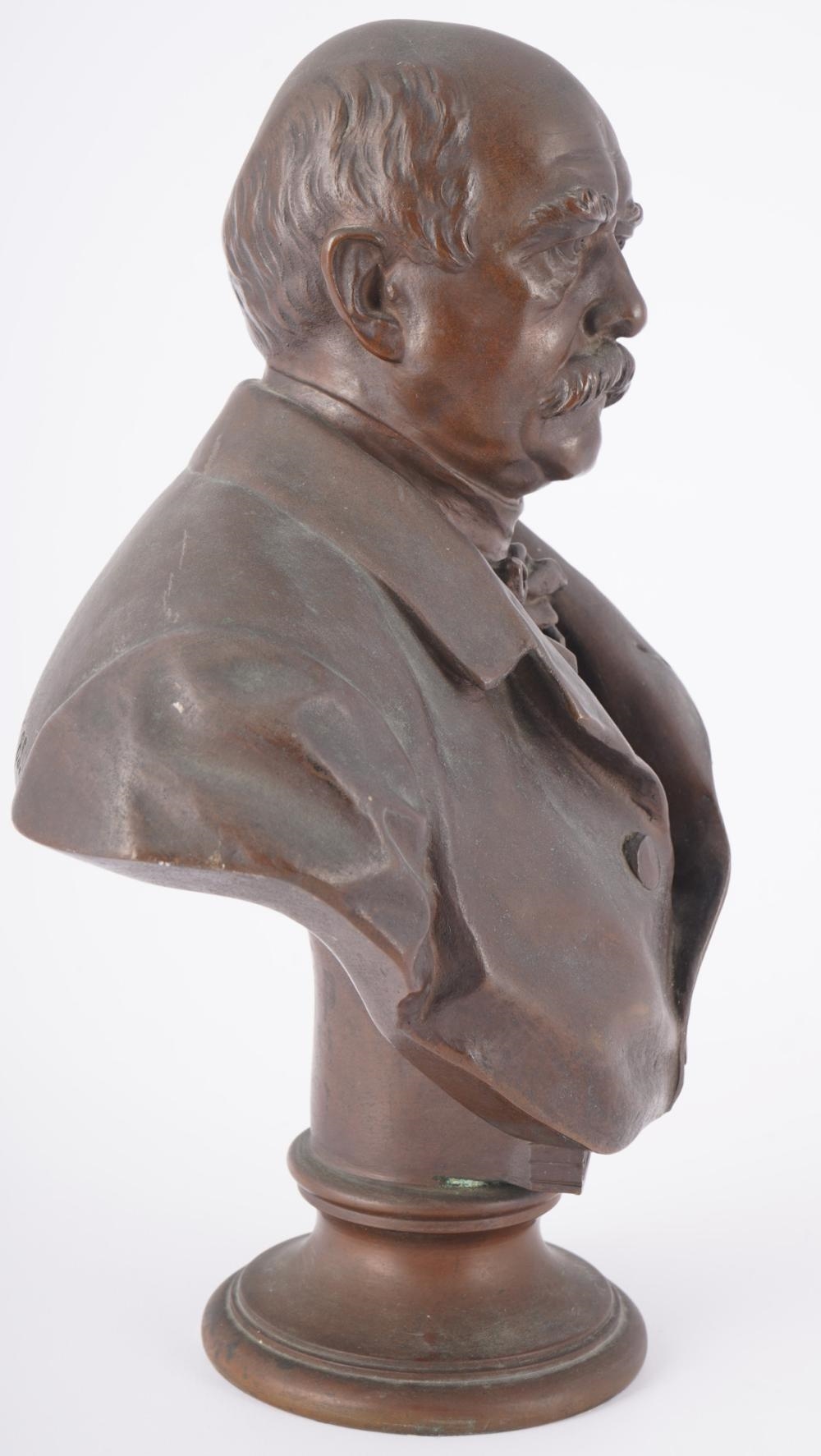 Hugo Wilhelm Fritz Schaper | Portrait bust of Otto von Bismarck (1885 ...
