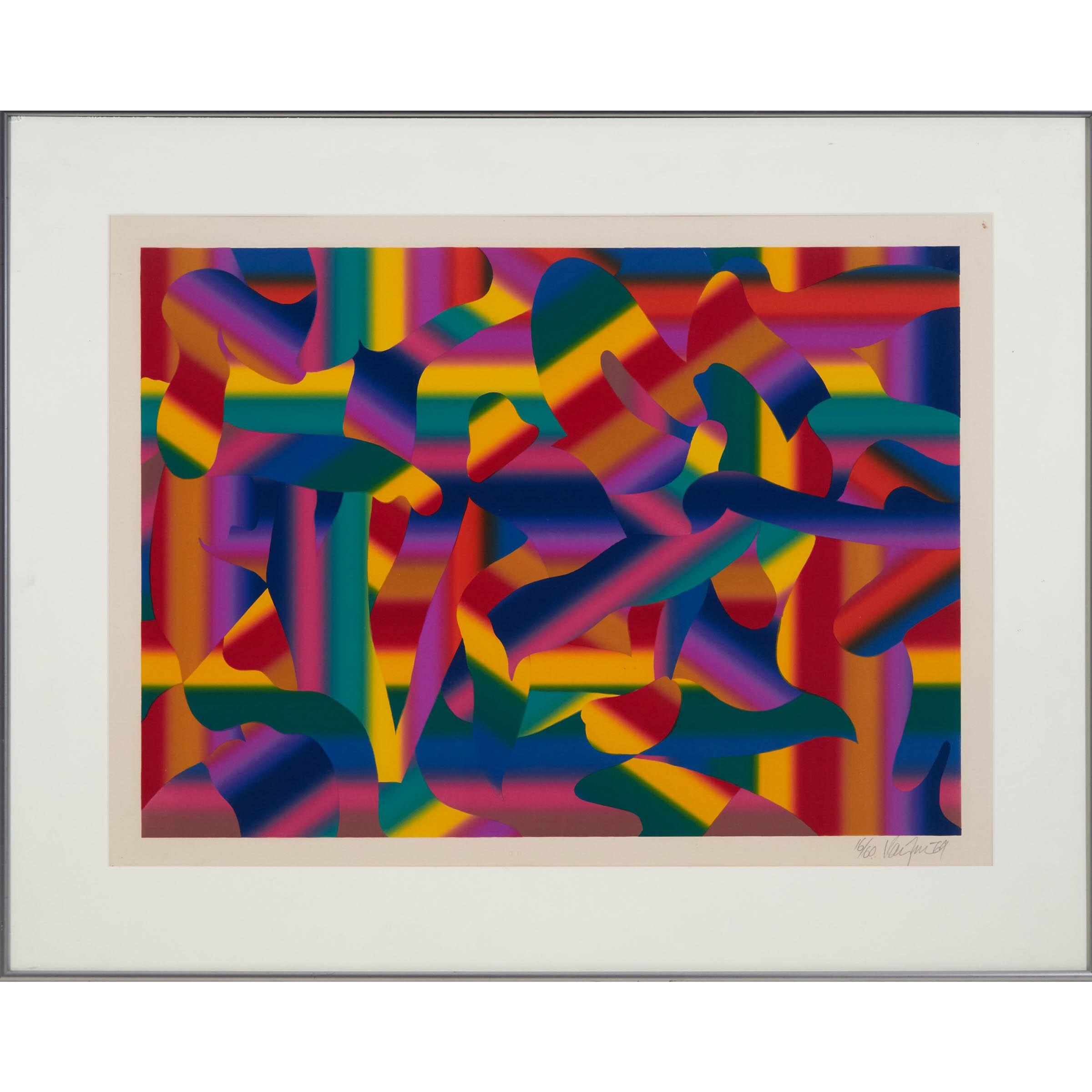 Gordon Rayner | RAINBOW ABSTRACT (1969) | MutualArt