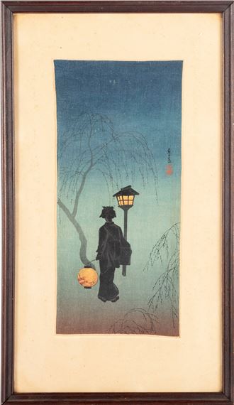 Spring Evening by Takahashi Shōtei, Early 20th-century