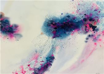 Watercolor on paper - M. Simon