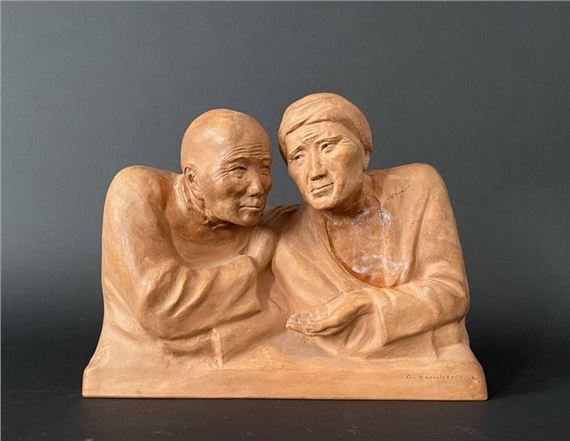 Gaston Hauchecorne | Two Chinese figures | MutualArt