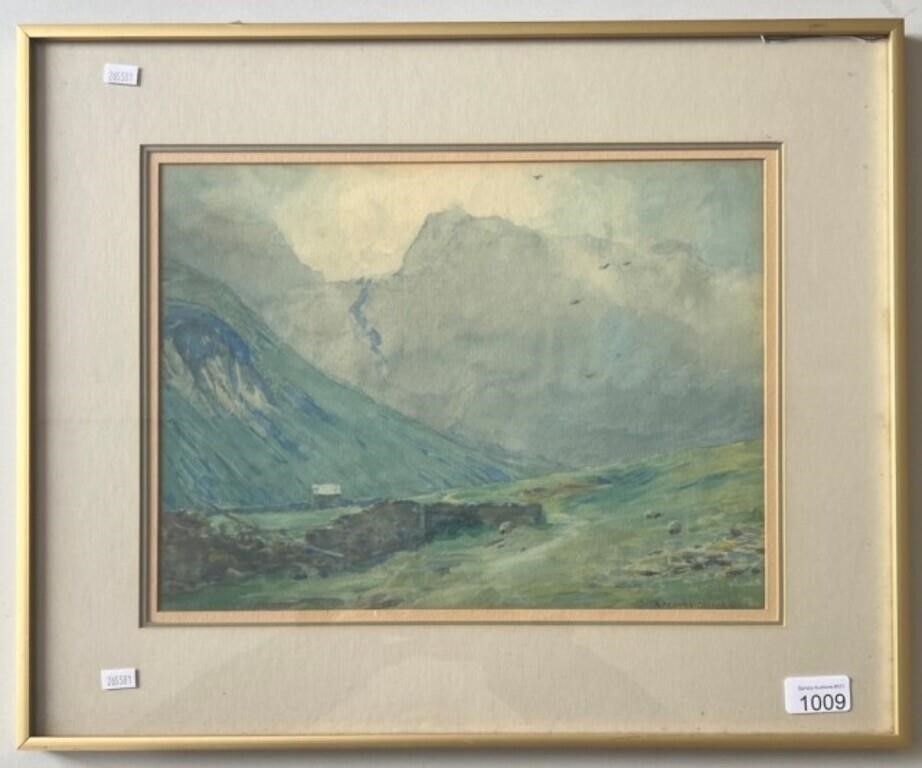 Artwork by Alfred Heaton Cooper, The Lake District, Made of Watercolour On Paper
