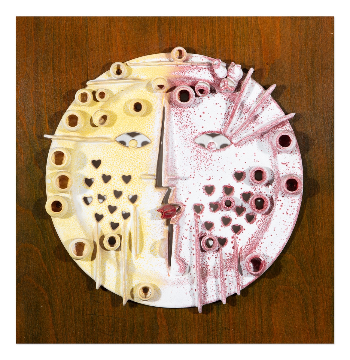 Artwork by Oldřich Vícha, ձáří, Made of Keramický Nástěnný Objekt