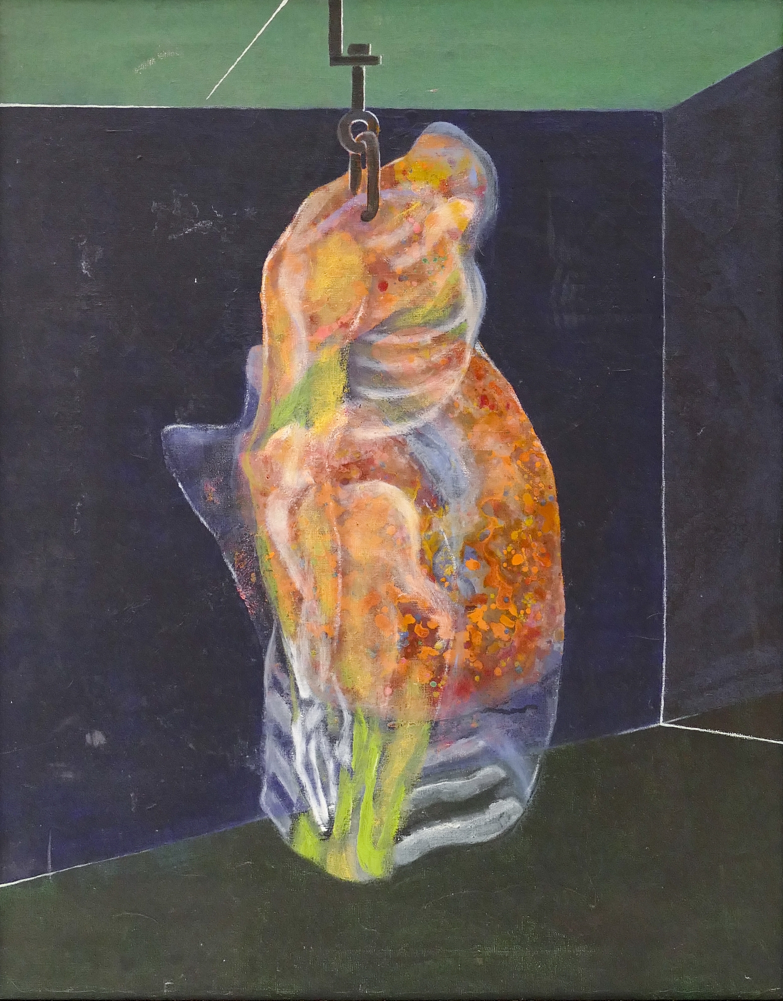 Artwork by Patrick Rowan, Francis Meat, Made of Oil & Acrylic On Canvas