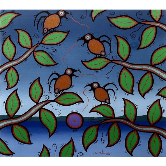 MANITOUS CHILDREN by Blair Debassige, Sept 19, 1997