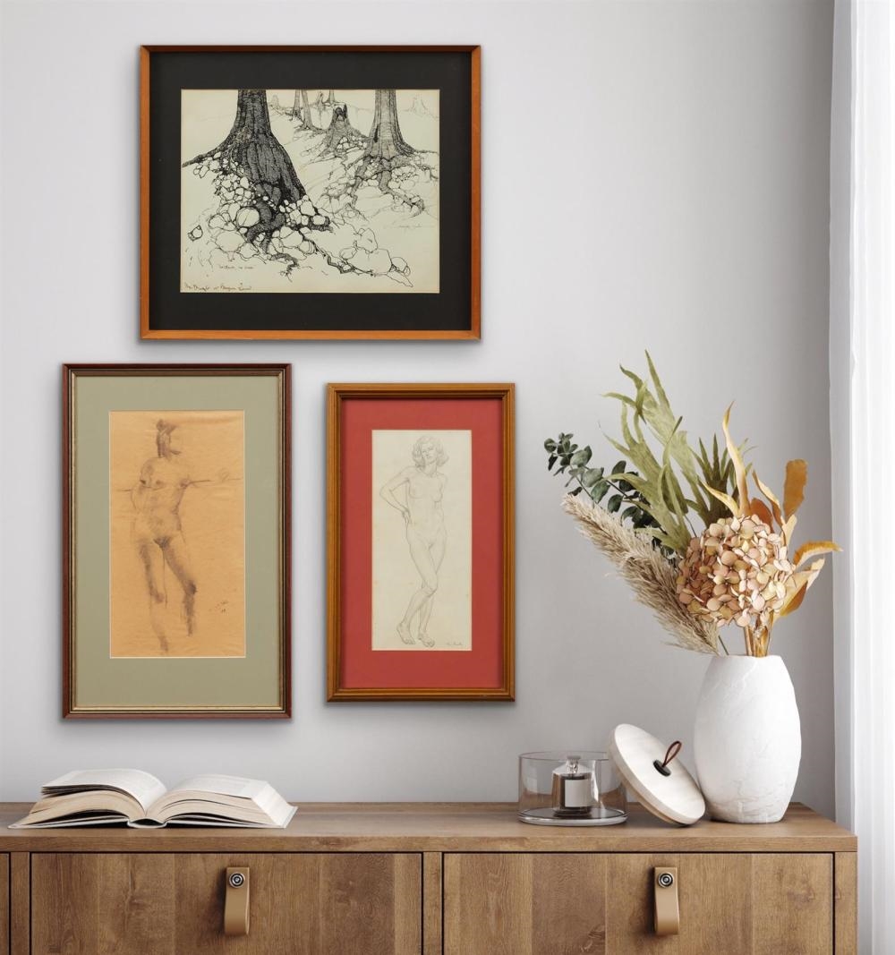 Artwork by Thea Proctor, Nude with Bangle, Made of Pencil On Paper