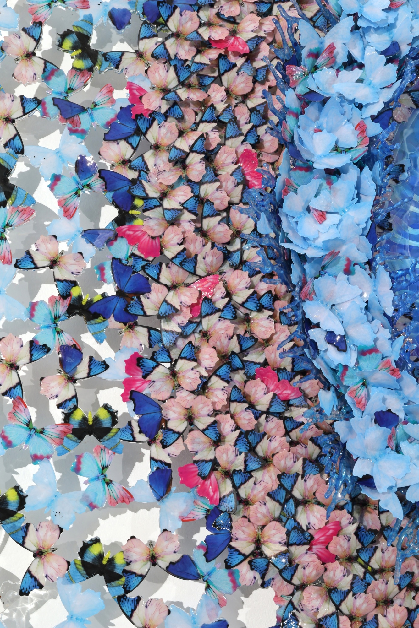 Artwork by Annalù, Annalù (A. Boeretto) | Dreamcatcher Oriental Flower, Made of glass, paper, ink and polycarbonate