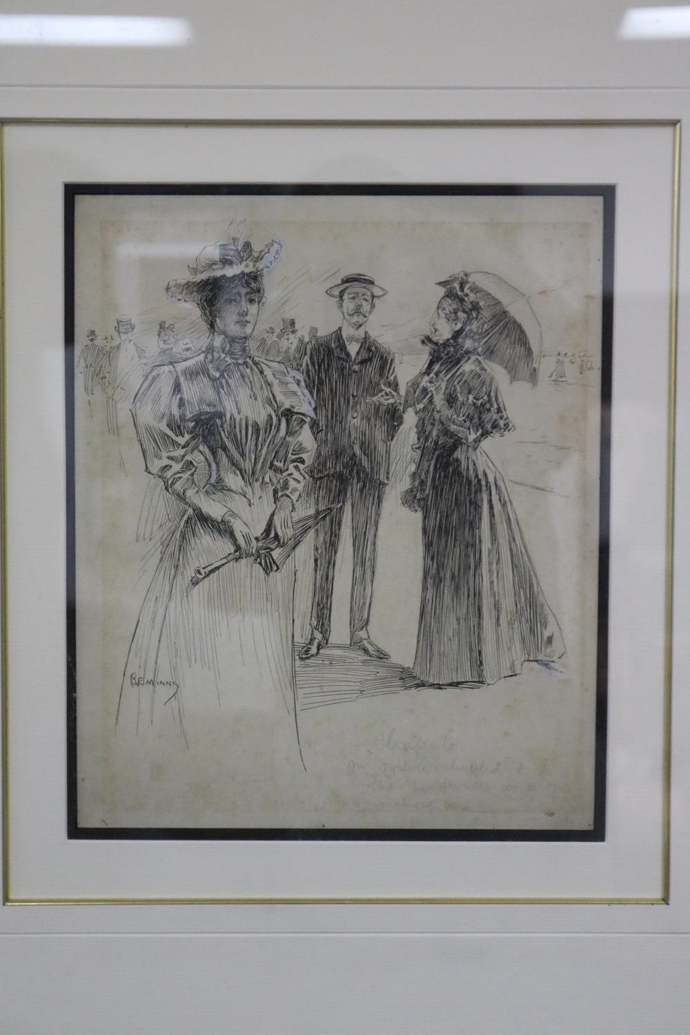 Benjamin Edwin Minns | Indian ink drawing | MutualArt