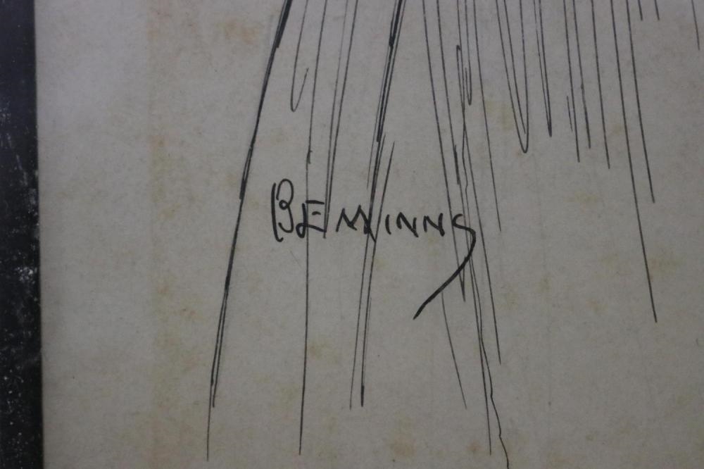 Benjamin Edwin Minns | Indian ink drawing | MutualArt
