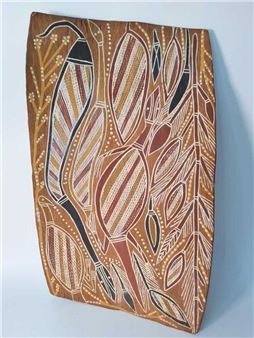 Untitled - Goose, Goanna and Snake - Johnny Bulun Bulun